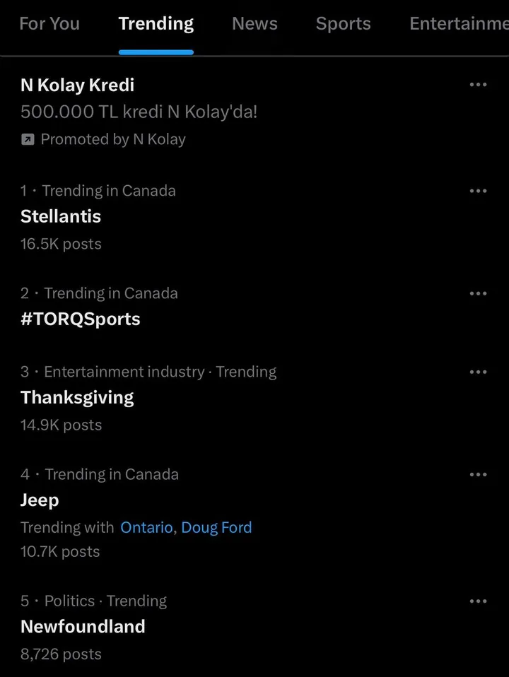 #TORQSports trending in Canada
