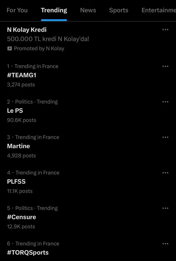 #TORQSports trending in France