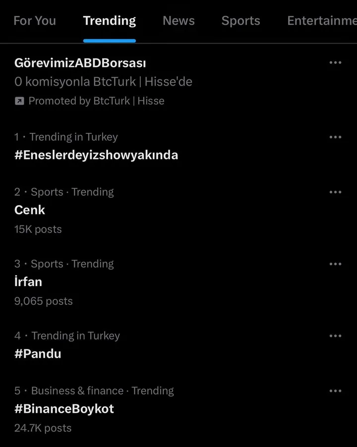 #Pandu trending in Turkey