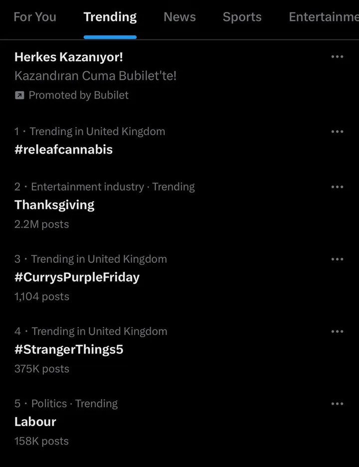 #releafcannabis trending in United Kingdom