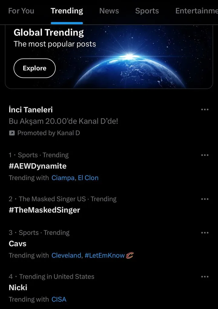 #TheMaskedSinger trending in United Kingdom